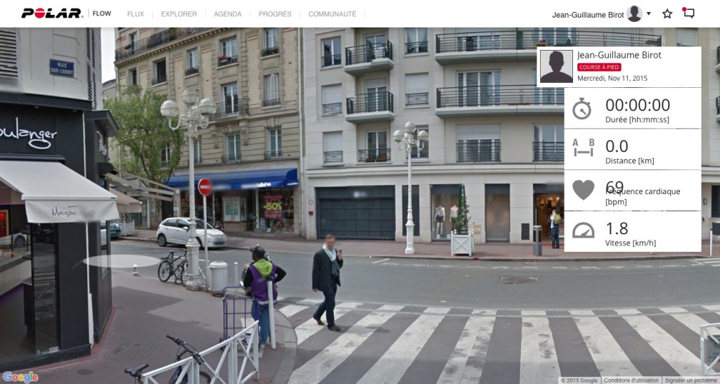 La fonction "Revivre" utilise des images Google Street.
